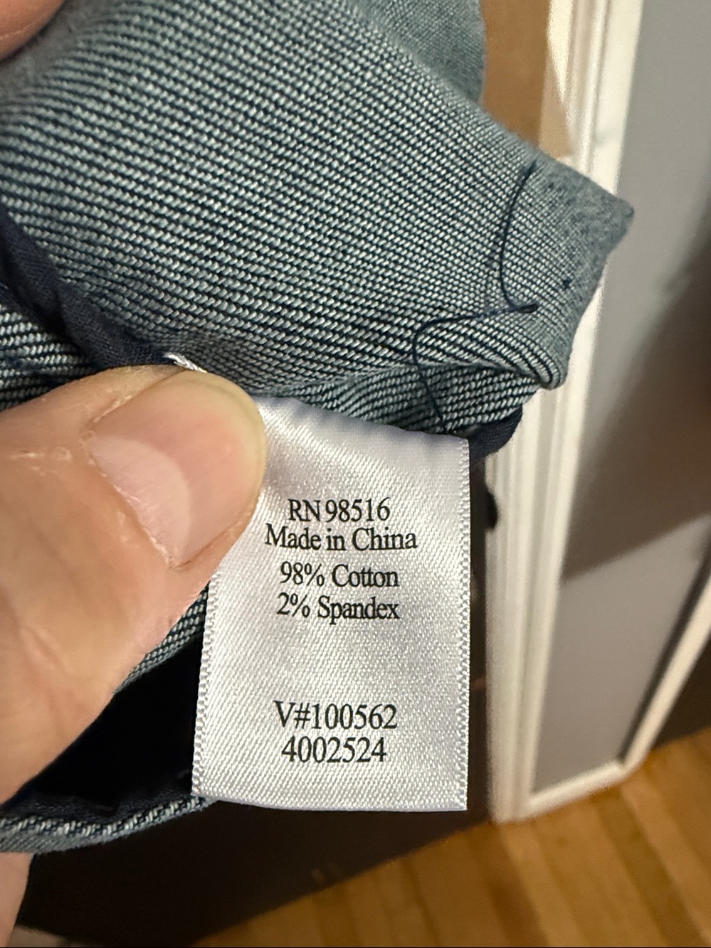 Coldwater Creek Notch Lapel Denim Vest Size: W20 - Picture 8 of 9